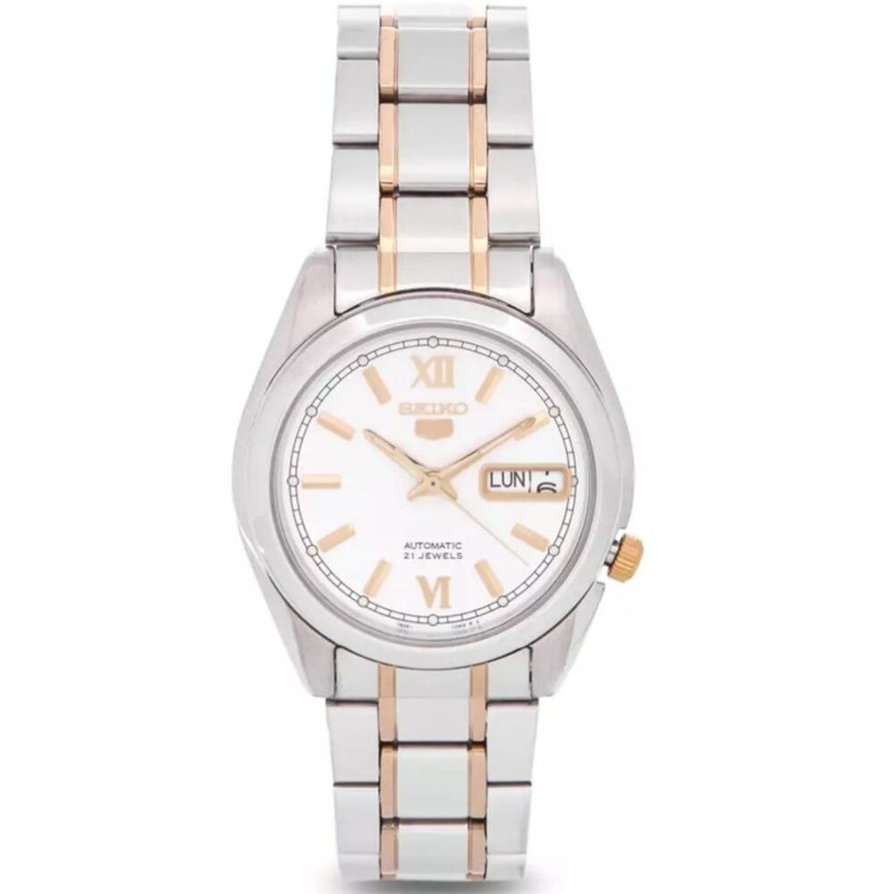 Seiko Men's Classic White Dial Watch - SNKL57K1